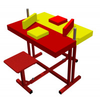 Стол для армрестлинга ФСИ стандарта Waf сидя 9105