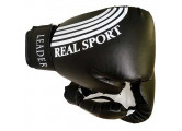 Боксерские перчатки Real Sport Leader черный 10 oz