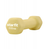 Гантель неопреновая 0,5 кг Star Fit DB-201 желтый пастельный