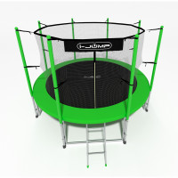 Батут 8ft i-Jump Classic Light с лестницей зеленый