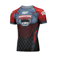 Рашгард Green Hill Rash Guard Hardcore RGI-10569 черно-красный