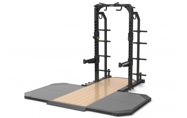 Силовая полурама с помостом Spirit Fitness SP-4202-P 600_380