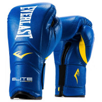 Перчатки тренировочные Everlast Elite Pro 16 oz синий P00000680 16 BL