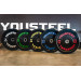 Диск каучуковый для штанги YouSteel тренировочный черный 20кг 75_75