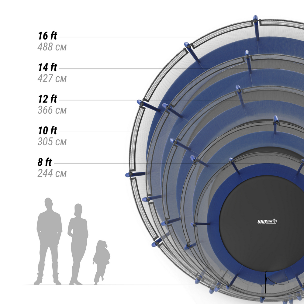 Батут Unix Line SUPREME BASIC 12 ft (blue) TRUSUB12BL 1000_1000