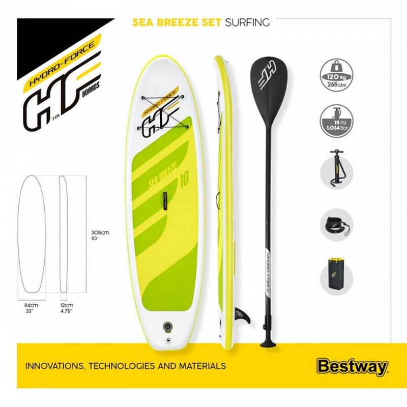 SUP-доска 305х84х12 см Bestway "Sea Breeze" 65340 BW 800_800