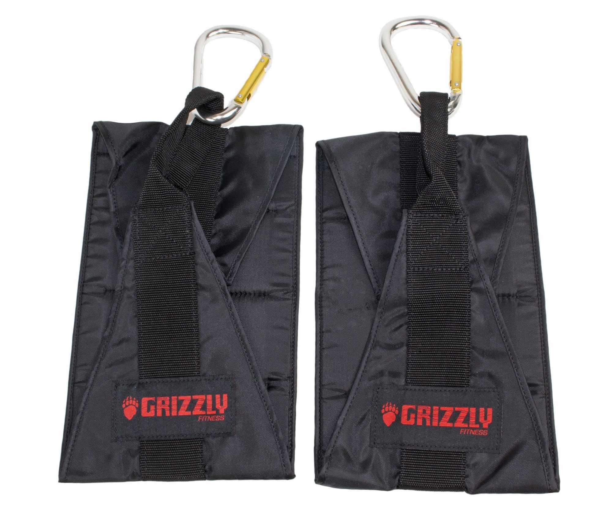 Пeтли Бepeшa Grizzly Deluxe Hanging Ab Straps 8671-04 черный 2000_1697