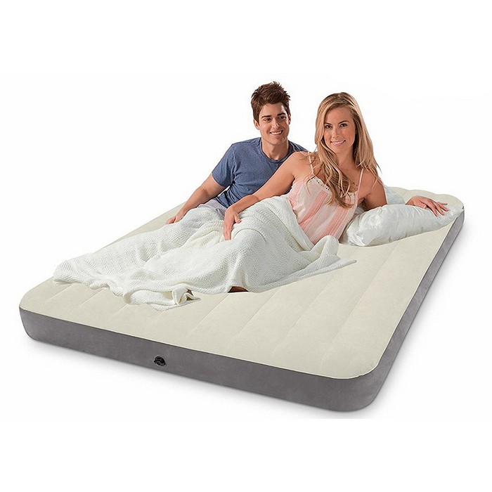 Матрас надувной Intex Deluxe Queen Single-High Airbed 152х203х25см 64103 700_700