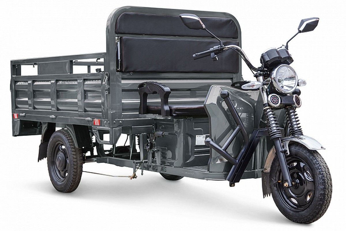 Грузовой электротрицикл RuTrike D4 NEXT 1800 60V1200W 022761-2374 серый 1200_800