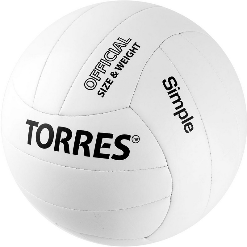 Мяч волейбольный Torres Simple V32105, р.5 800_800