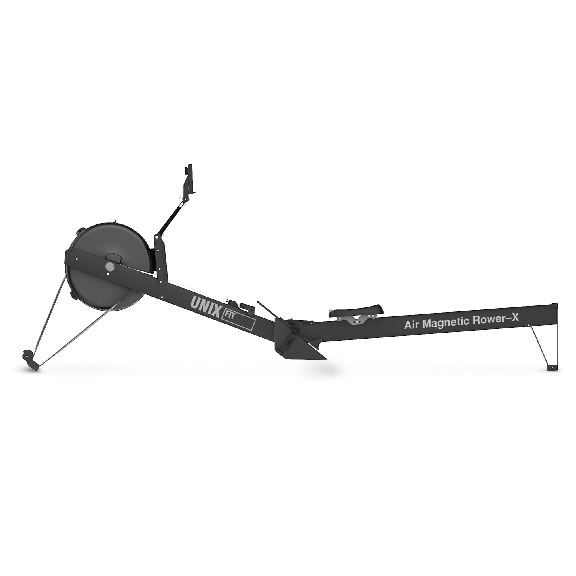 Гребной тренажер UnixFit PRO Air Magnetic Rower-X Black RMAMRXB 2000_1999