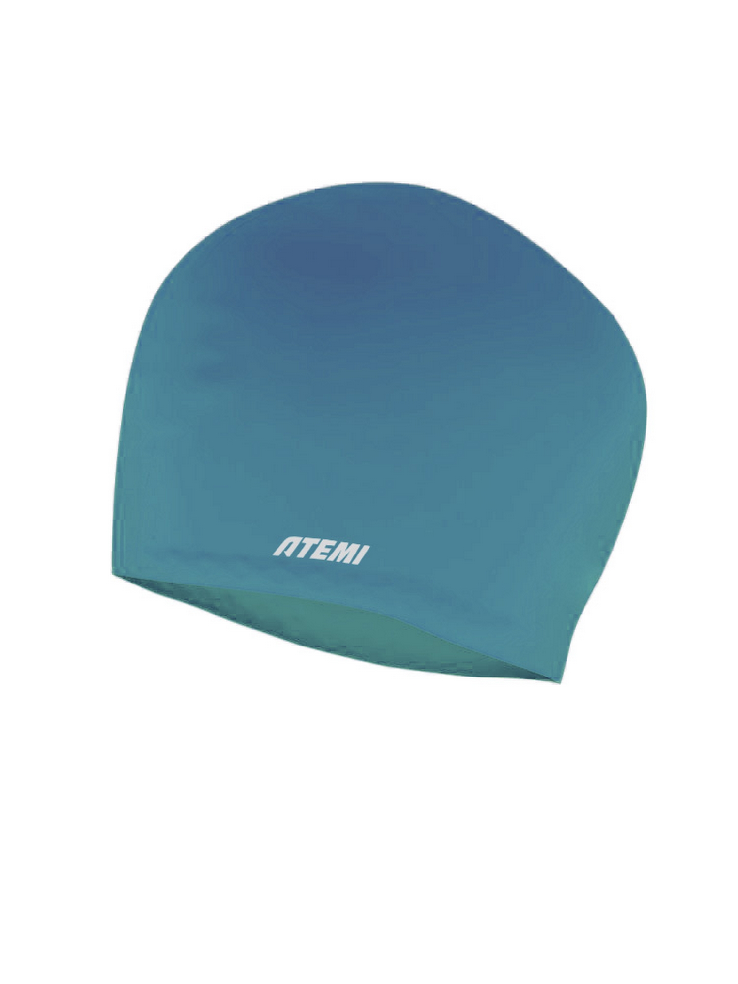 Шапочка для плавания Atemi long hair cap Green river TLH1GR бирюзовый 1500_2000