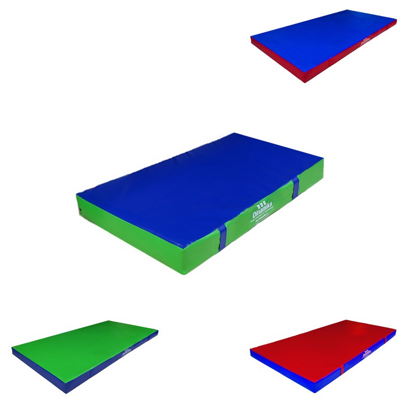 Мат гимнастический 100х50х5см винилискожа (холлослеп/холлофайбер) Dinamika ZSO-000126 800_800