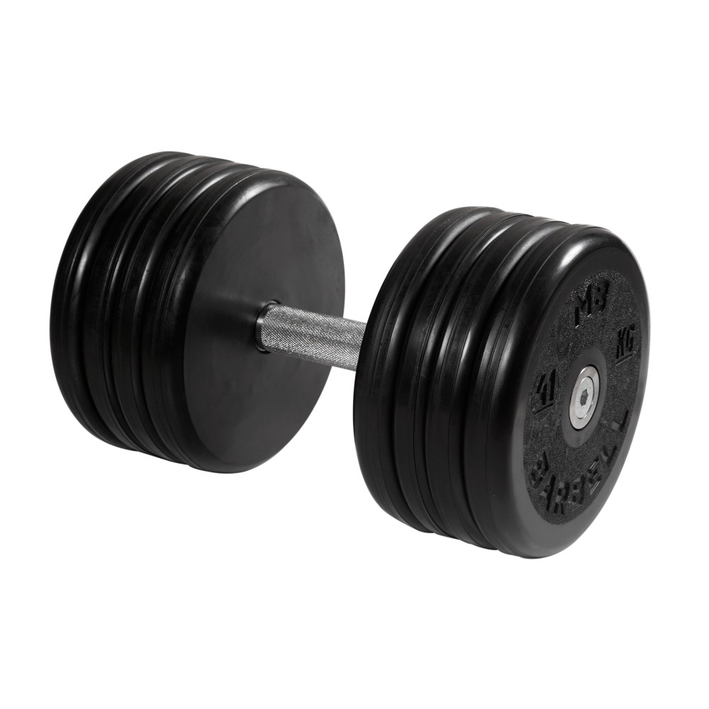 Гантель классик MB Barbell с вращающейся ручкой 41 кг MB-FdbEM-B41 1000_1000